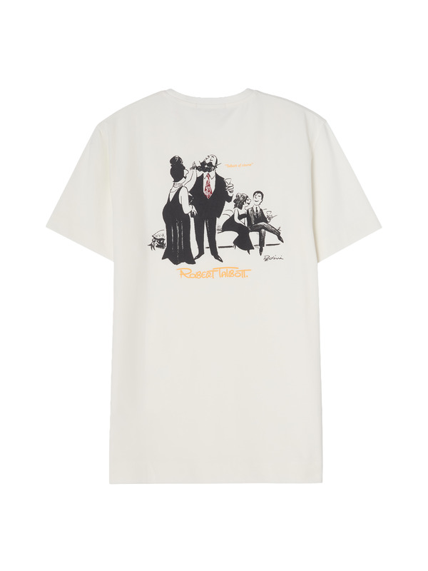 ロバート タルボット メンズ トップス Tシャツ ジャージー グラフィック Robertalbott Stretch Jersey Graphic Dean Tee White/Martini ホワイト