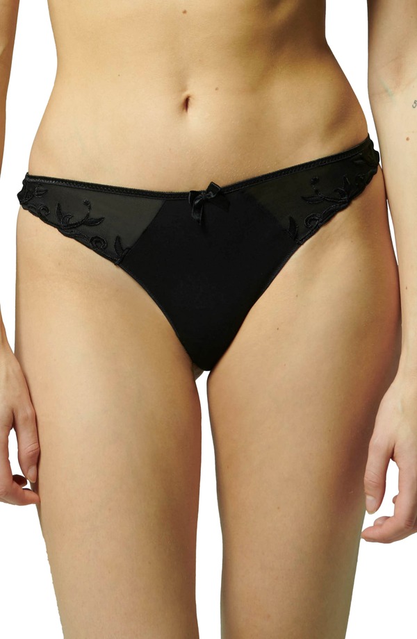 シモーヌペレール レディース アンダーウェア パンツ Simone Perele Andora Thong Black ブラック