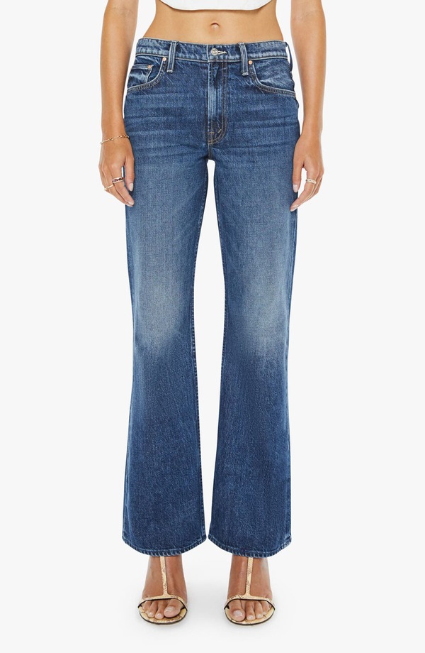 マザー レディース シューズ ブーツ・レインブーツカット ジーンズ MOTHER The Bookie Skimp Mid Rise Bootcut Jeans Did You Bring Me Anything|ReVida 店