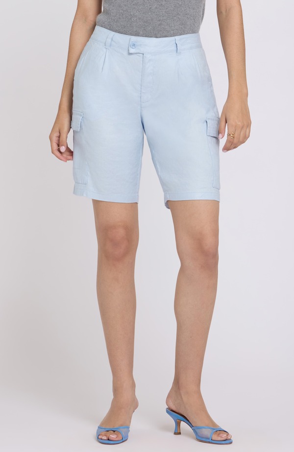 エヌワイディージェイ レディース ボトムス ハーフパンツ・ショーツ ショートパンツ NYDJ Cargo Bermuda Shorts Blue Clover ブルー 18,536円