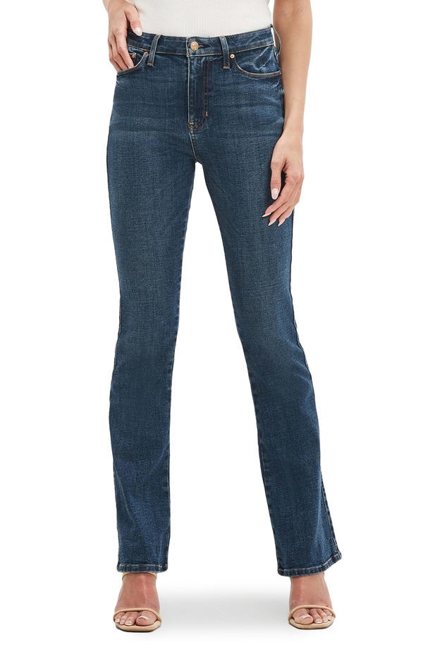 ゲス レディース ボトムス デニムパンツ ハイウエスト ジーンズ GUESSexy Flare High Waist Jeans Bfow-Dark