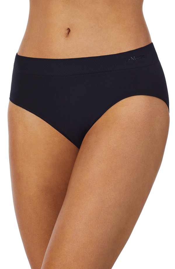 レミストレディース アンダー御召しもの ズボン下 Le Mystre Seamless Comfort Hipster Briefs Black 黒いこと