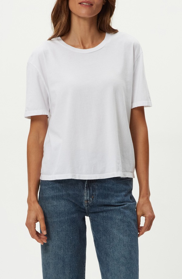 マイケルスターズ レディース トップス Tシャツ コットン Michael Stars Nina Cotton T-Shirt White ホワイト 16,265円