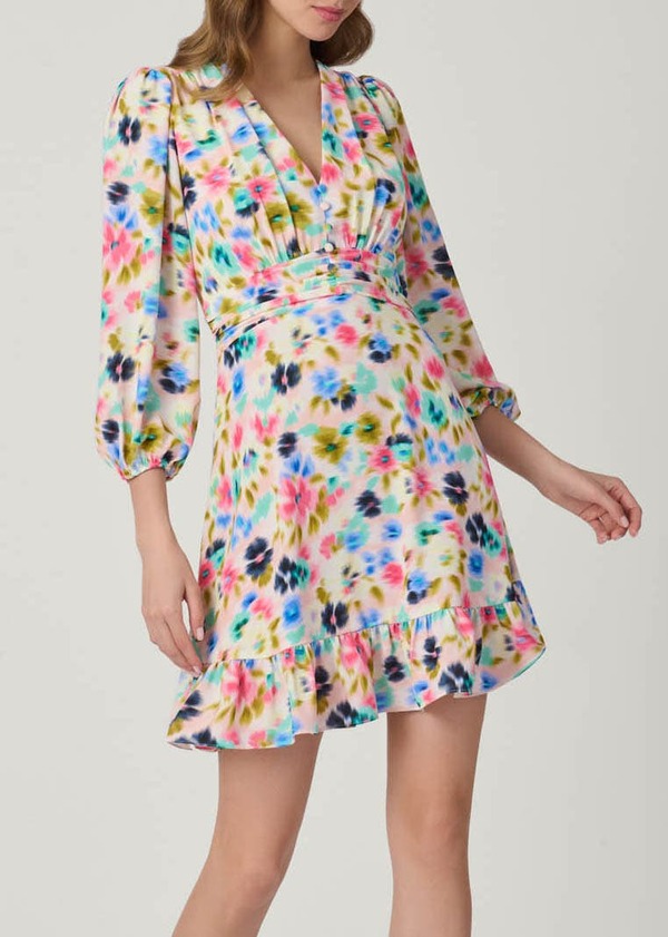 ショシャーナ レディース トップス ワンピース フラワー柄 フラワー Shoshanna Weezie Poppy Floral Dress Multi マルチカラー