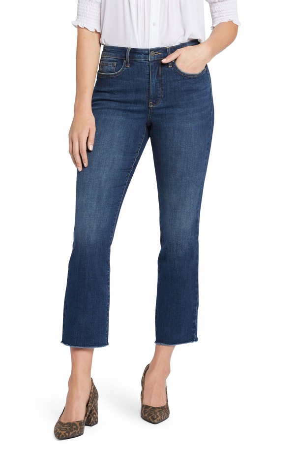 エヌワイディージェイ レディース ボトムス デニムパンツ アンクル ブーツ ジーンズ NYDJ Slim Boot Ankle Fray Jeans Olympus|ReVida 店