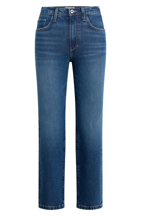 フェイバリット ドーター レディース ボトムス デニムパンツ ブーツカット ハイウエスト ブーツ ジーンズ Favorite Daughter The Morgan Shortie High Waist Bootcut Jeans Cambridge|ReVida 店