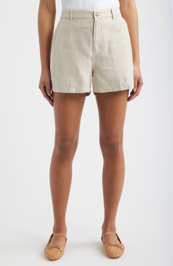 メイドウェル レディース ボトムス ハーフパンツ・ショーツ ショートパンツ リネン Madewell Zoe Linen Shorts Oat