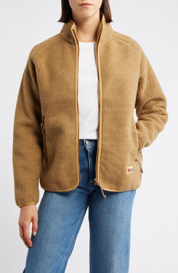 フェールラーベン レディース アウター ジャケット・ブルゾン フリース Fjllrven Women's Vardag Pile Fleece Zip Jacket Buckwheat Brown ブラウン｜ReVida 店