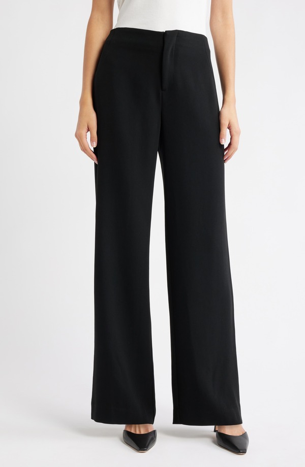 リフォーメーション レディース ボトムス レギンス ワイドレッグ 縮緬 御機嫌酉の方角 ズボン下 Reformation Vida High Waist Wide Leg Crepe Pants Black 黒いこと