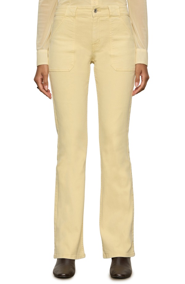 サンクチュアリー レディース シューズ ブーツ・レインブーツカット ジーンズ Sanctuary Hayden Utility Bootcut Jeans Buttercream White ホワイト