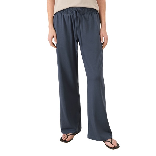 パクト レディース ボトムス レギンス ワイドレッグ コットン Pact Luxessential Wide Leg Pant Made With Organicotton Steel Blue ブルー