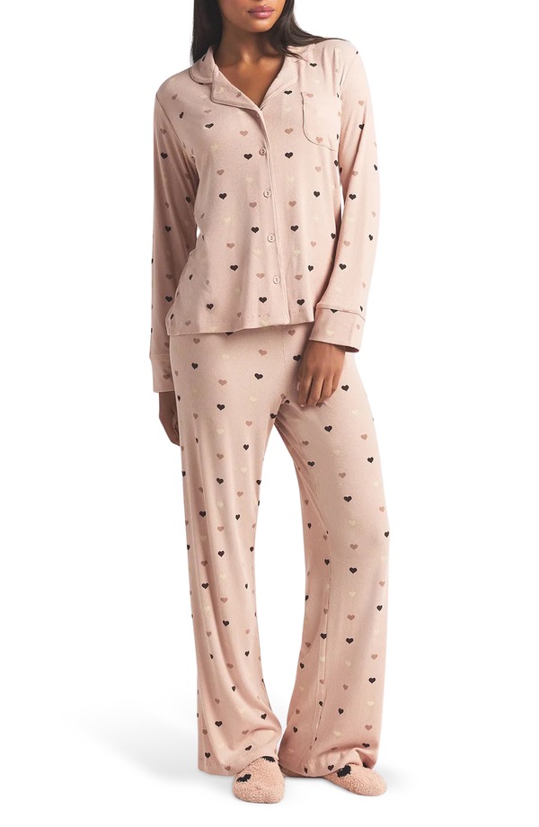 スキムズ レディース アンダーウェア ナイトウェア SKIMSoft Lounge Pajamas Mica Mini Heart Halfdrop