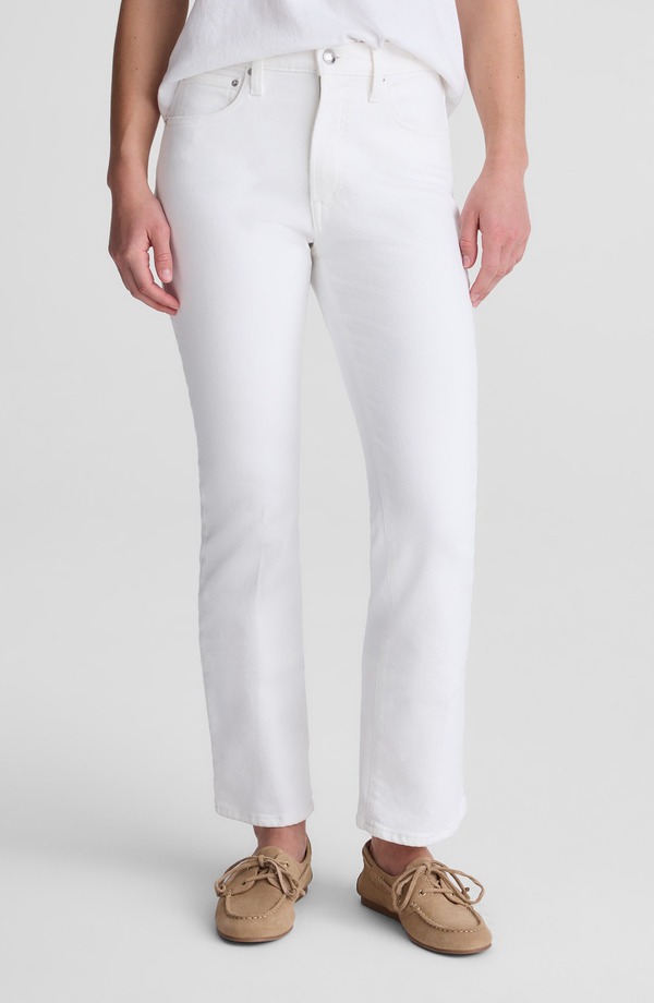 メイドウェル レディース ボトムス カジュアルパンツ ジーンズ Madewell Stretch Flare Crop Jeans Tile White ホワイト 28,470円