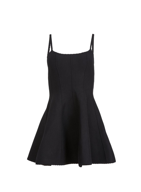 フレーデュマール レディース トップス ワンピース ニット Fleur Du Mal Knit Corset Dress Black ブラック
