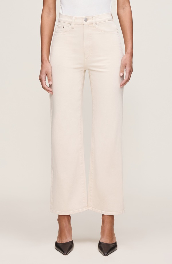 ディーエル 1961 レディース ボトムス デニムパンツ ワイドレッグ ジーンズ DL1961 Karmine Refined SculptSystem High Rise Wide Leg Jeans Flax