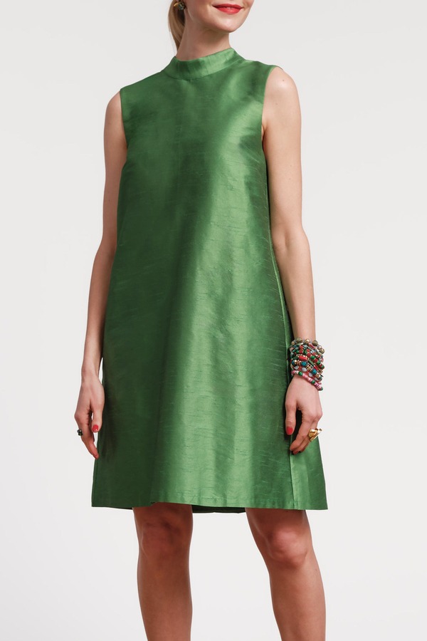 フランセスバレンタイン レディース トップス ワンピース ミニ ノースリーブ Frances Valentine Diplomat Mini Dressleeveless Green グリーン