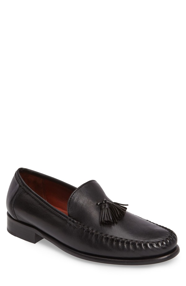 ロバート ツア メンズ シューズ スリッポン・ローファー Robert Zur Elon Tasseloafer Black Tglove ブラック｜ReVida 店