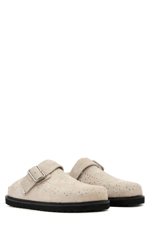 オールセインツ メンズ シューズ スリッポン・ローファー AllSaints Randal Mule Cloudy Grey グレー|ReVida 店