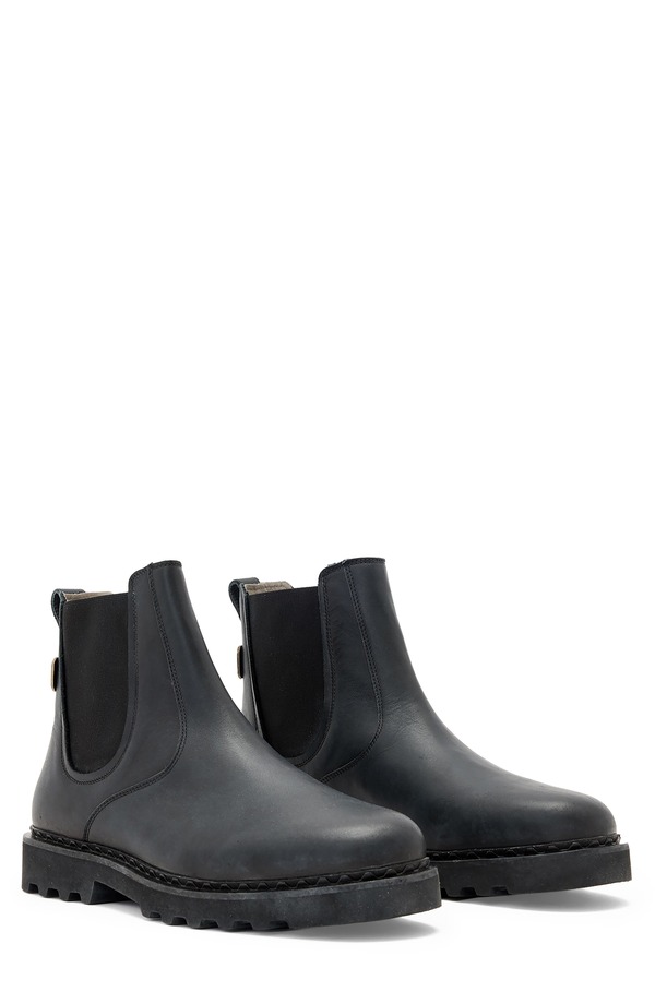オールセインツ メンズ シューズ ブーツ・レインブーツ チェルシーブーツ チェルシー AllSaintskiff Chelsea Boot Black 黒いこと