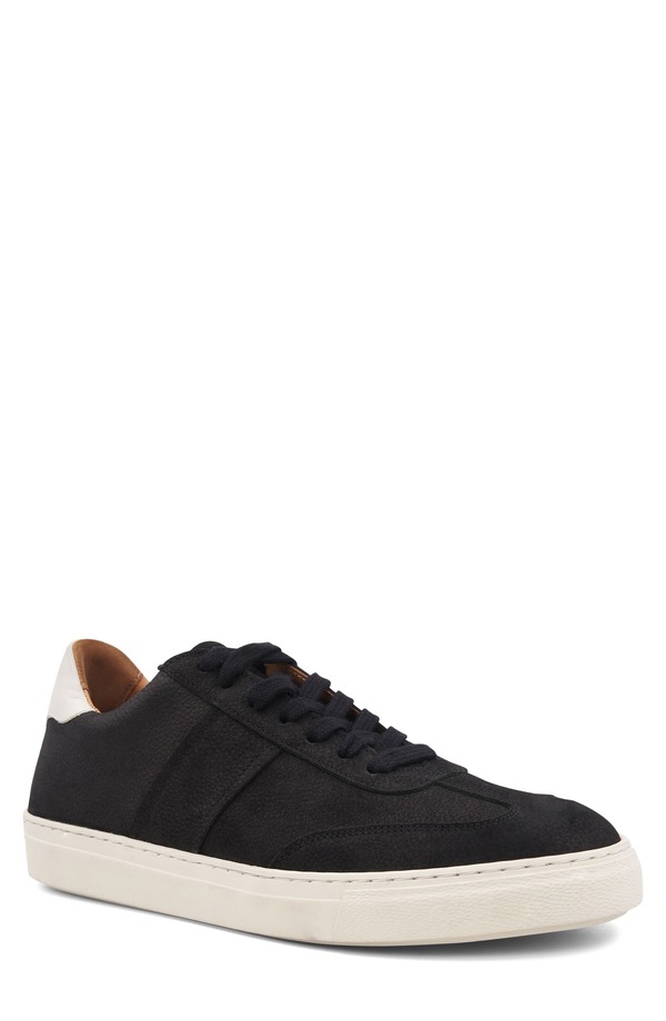 アクアタリア メンズ シューズ スニーカー Aquatalia Metro Wateresistant Sneaker Black Tumbled ブラック