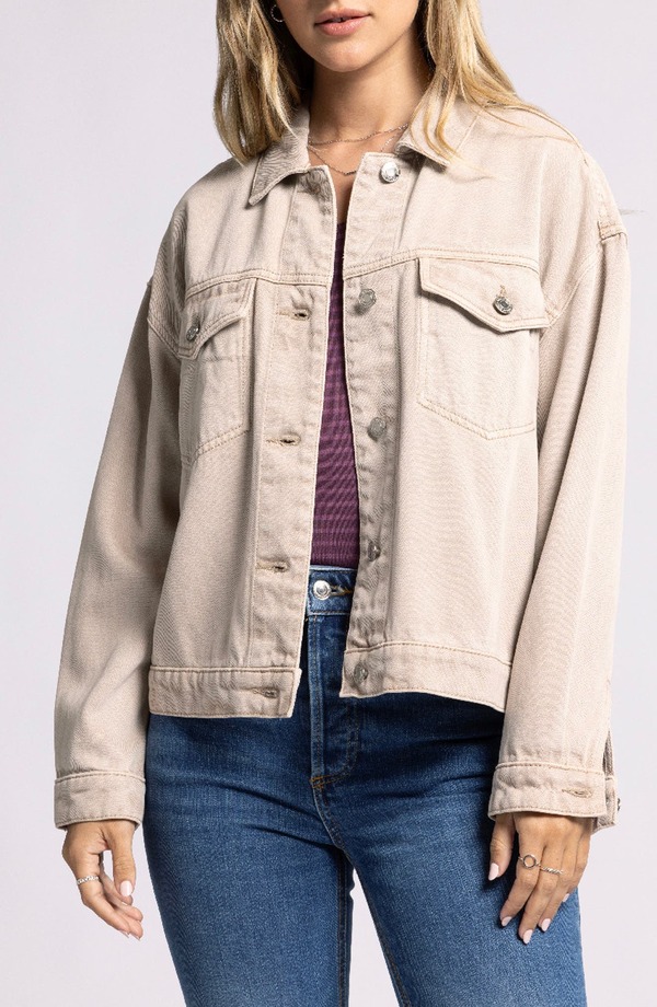スレッドアンドサプライ レディース アウター 上衣・上衣 Thread \u0026 Supply Magnolia Jacket Washed Taupe トープ