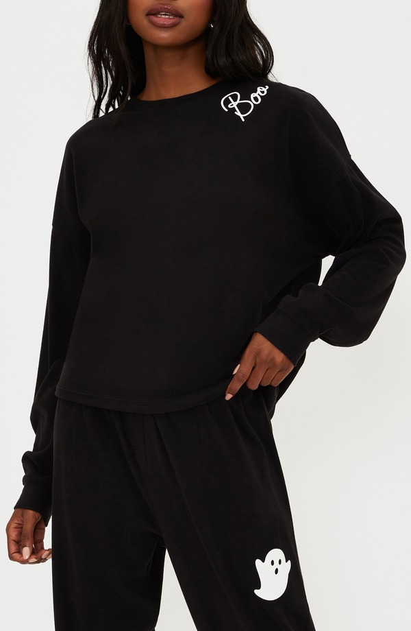 ビーチライオット レディース アウター パーカー・スウェット シャツ Beach Riot Devyn Oversize Sweatshirt Boo Black ブラック