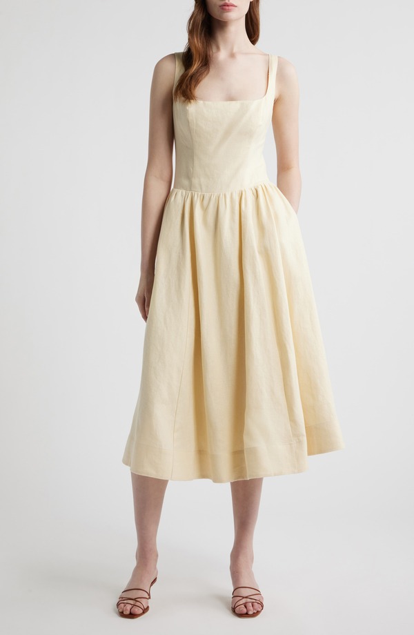 リフォーメーション レディース トップス ワンピース リネン Reformation Janu Linen Sundressugar