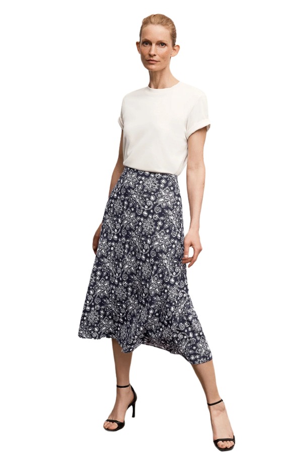 エムエメウラフール レディース トップス Tシャツ コットン M.M.LaFleur Leslie Organic Pima Cotton T-Shirt Ivory アイボリー