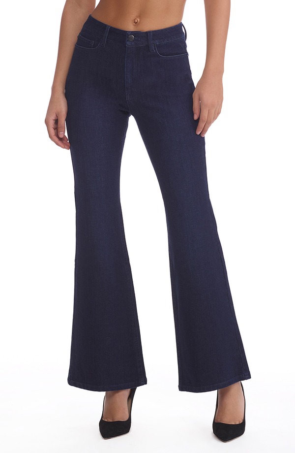 コマンドー レディース ボトムス デニムパンツ レギンス Commando It All Stretch Denim Flare Leggings Dark Indigo インディゴ