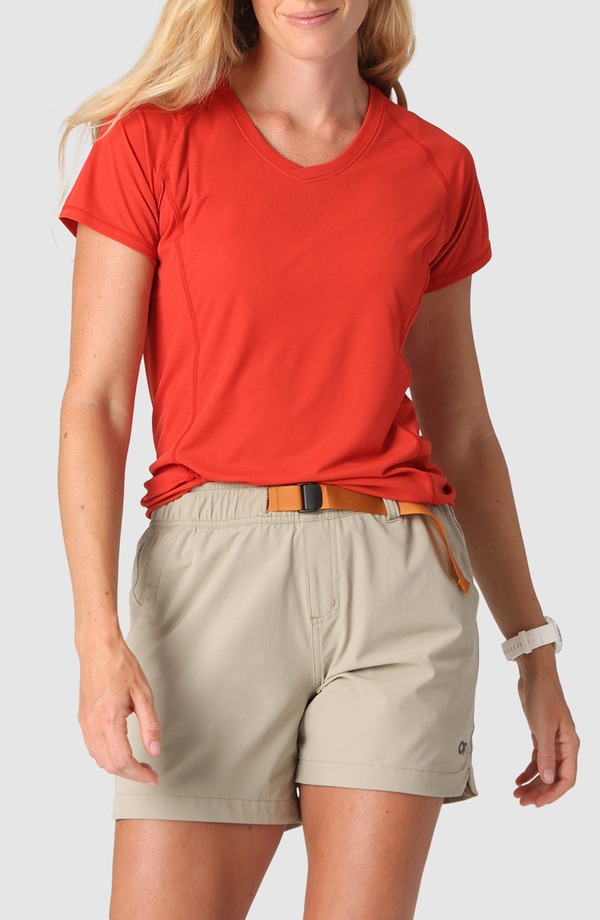 アウトドア問い合わせ レディース トップス プルオーバー Outdooresearch Echo Performance T-Shirt Cardinal