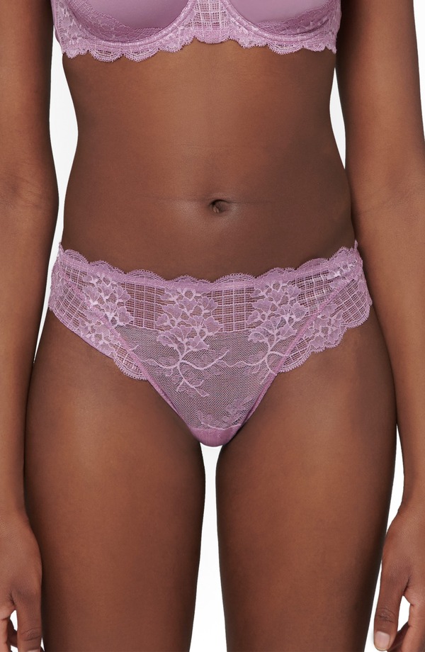 シモーヌペレール レディース アンダー御召しもの ズボン下 Simone Perele Reve Tanga Glamorous Mauve