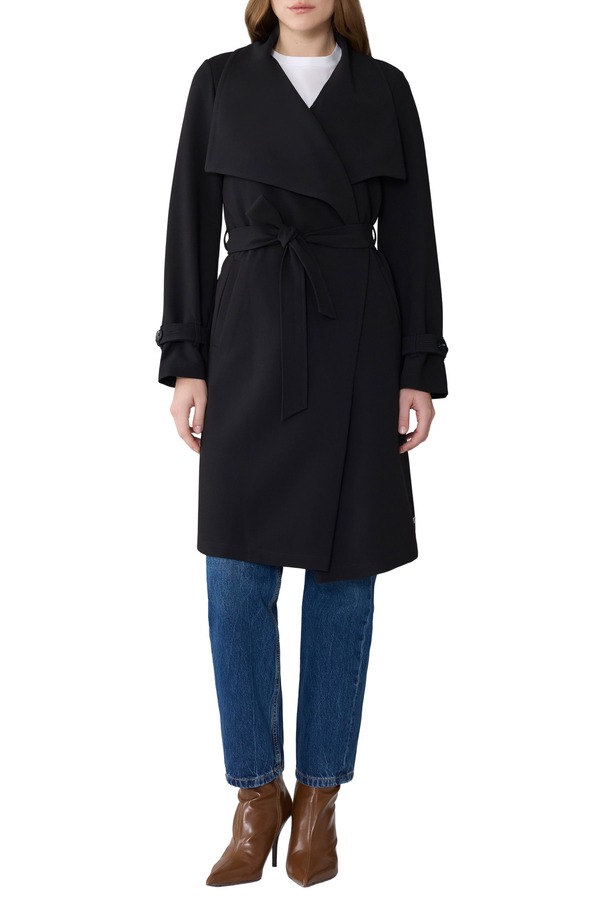 ソイアアンドキョー レディース アウター ジャケット・ブルゾン コート Soia & Kyolivia Trench Coat Black ブラック