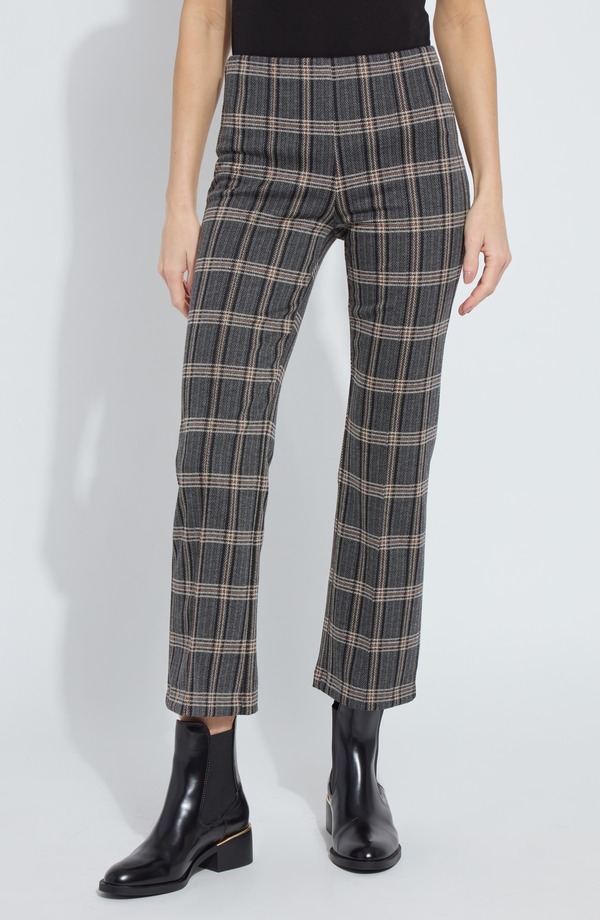 リジー レディース ボトムス レギンス ハイウエスト パンツ アンクル Elysse Plaid High Waist Ankle Pants Equestrian Plaid チェック