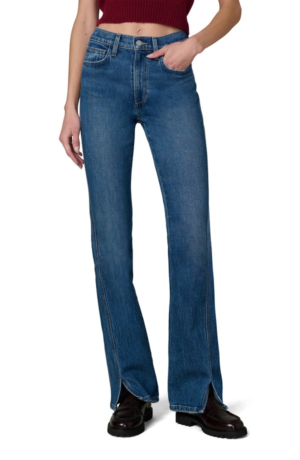 ジョーズ レディース シューズ ブーツ・レインブーツカット ジーンズ Joe's The Hi Honey Curvy Twist Seam Bootcut Jeans Timeless Aura