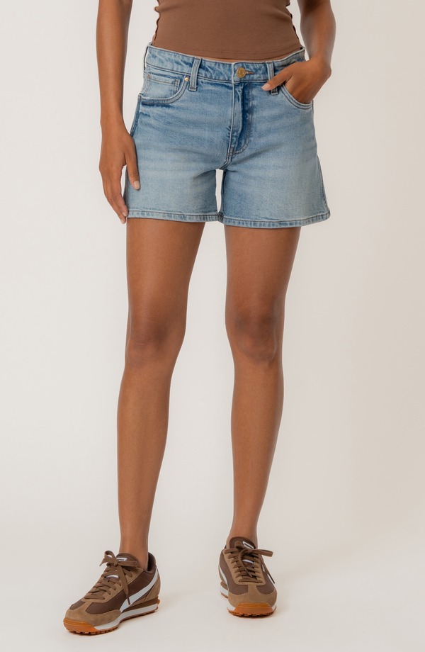 カットフロムザクロス レディース ボトムス デニムパンツ ハイウエスト ショートパンツ KUT from the Kloth Jane High Waist Denim Shorts Peaceful デニム