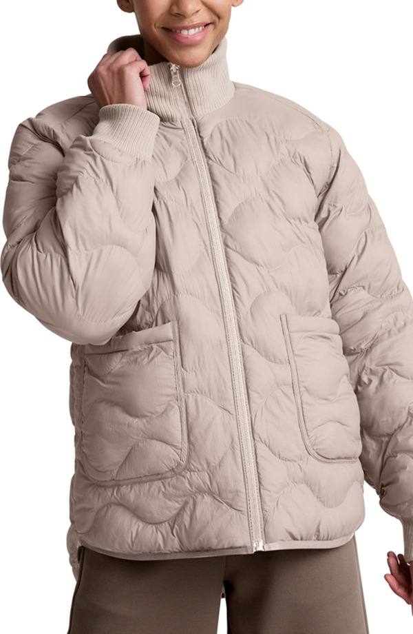 ビヨンドヨガ レディース アウター ジャケット・ブルゾン キルティング Beyond Yoga Two-Way Reversible Quilted Jacket Oat Latte