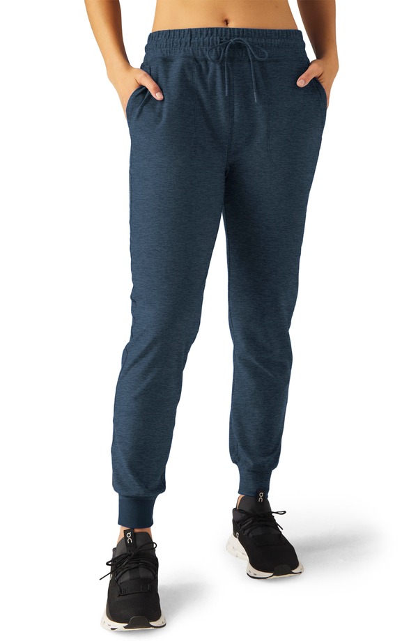 ビヨンドヨガ レディース ボトムス レギンス ミディ ジョガーパンツ Beyond Yoga Commuter Space Dye Midi Joggers Nocturnal Navy ネイビー 19,860円