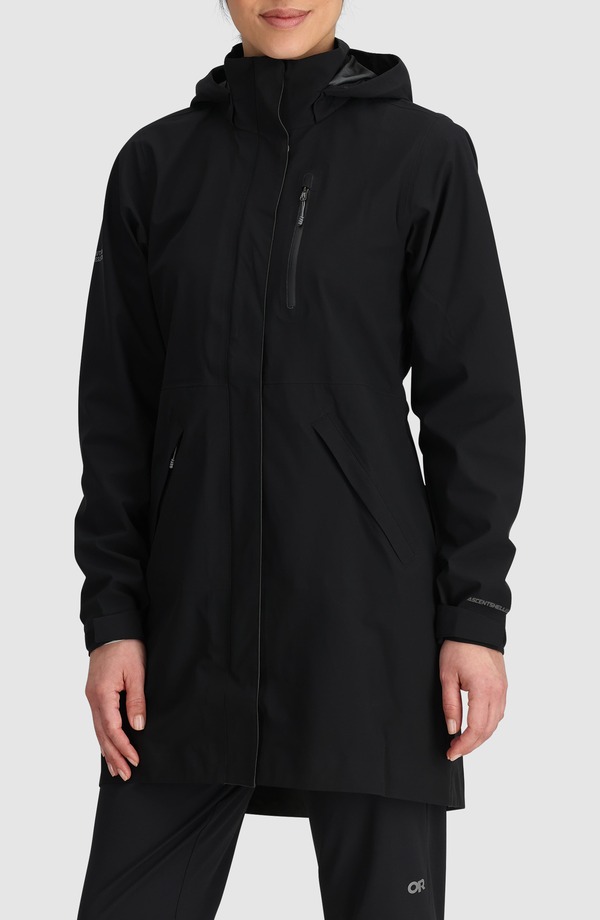 アウトドアリサーチ レディース アウター ジャケット・ブルゾン Outdooresearch Aspire 3L Waterproof & Windproof Jacket Black ブラック|ReVida 店