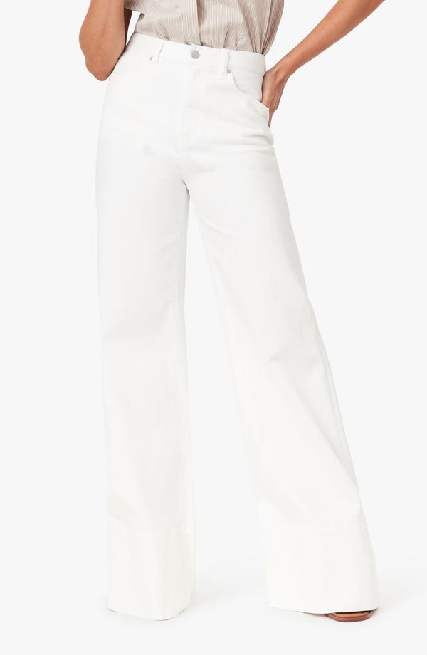 ハビチュアル レディース ボトムス デニムパンツ ジーンズ Habitual Emerson Relaxed Flare Stretch Jeans White ホワイト