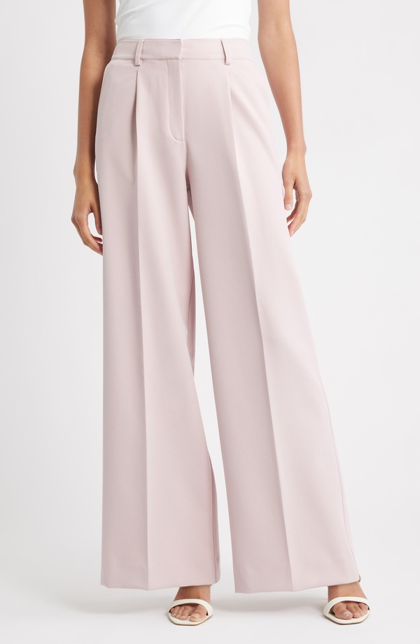 ボス オレンジ レディース ボトムス レギンス ハイウエスト パンツ BOSS Orange Tiwi High Waist Pants Pale Pink ピンク