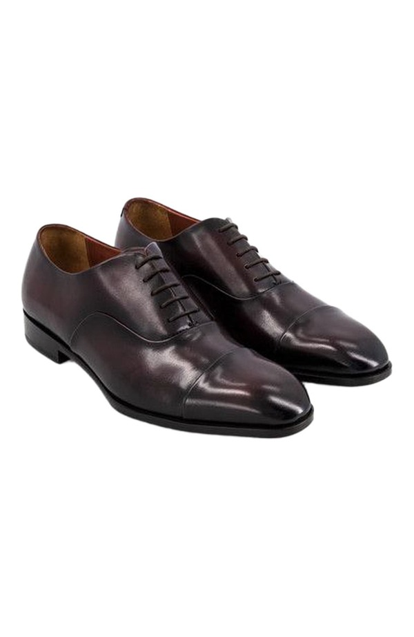 アンソニー ヴィア メンズ シューズ オックスフォード 旗がしら Anthony Veer Genoa Cap Toe Oxford Chestnut Depth Brown Leather 赤銅色