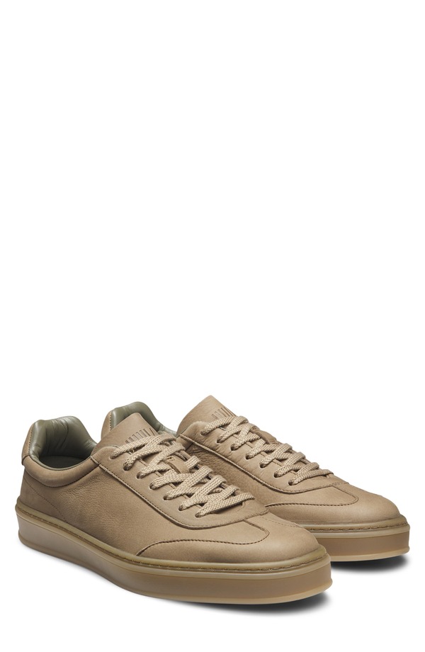 元締め メンズ シューズ スニーカー BOSS Zarek Low Top Sneaker Dark Beige ベージュ