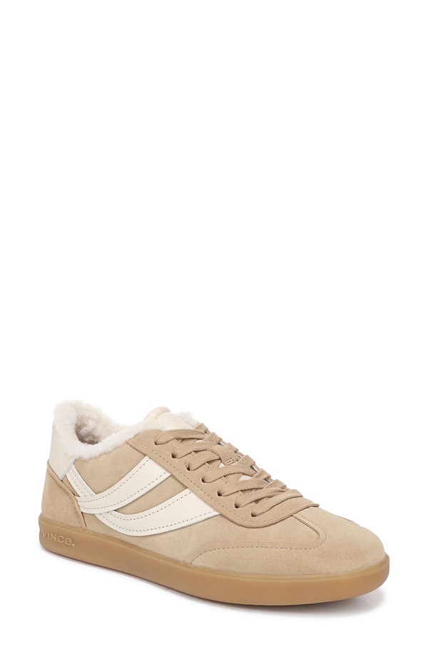 ヴィンス レディース シューズ スニーカー Vince Oasis Genuine Shearling Lined Sneaker Sand Trail サンド｜ReVida 店 55,680円