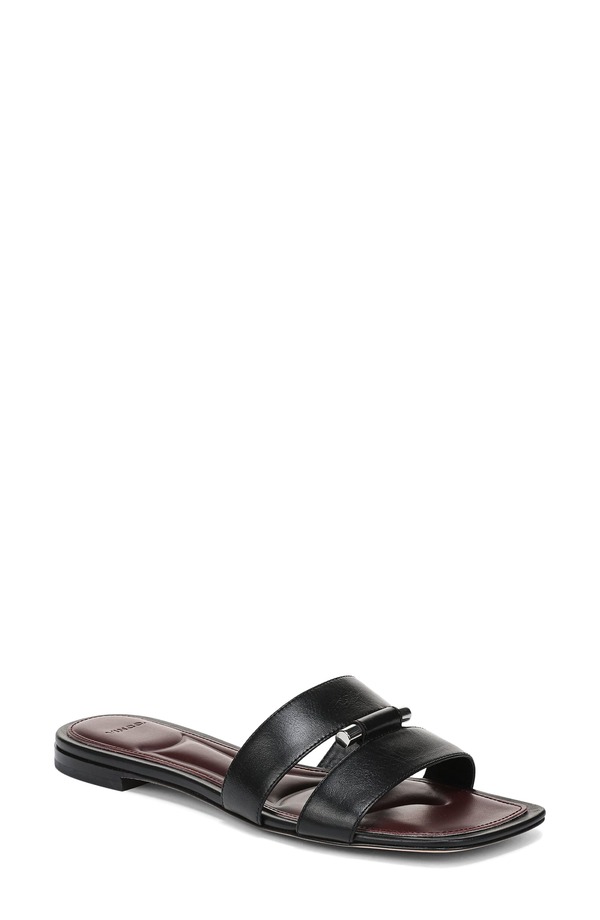 ヴィンス レディース シューズ サンダル Vince Piper Slide Sandal Black ブラック