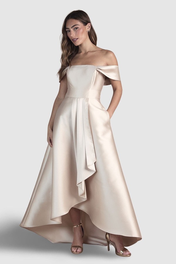 コースト レディース トップス ワンピース Coast Bardotwill Bridesmaidress Champagne シャンパン