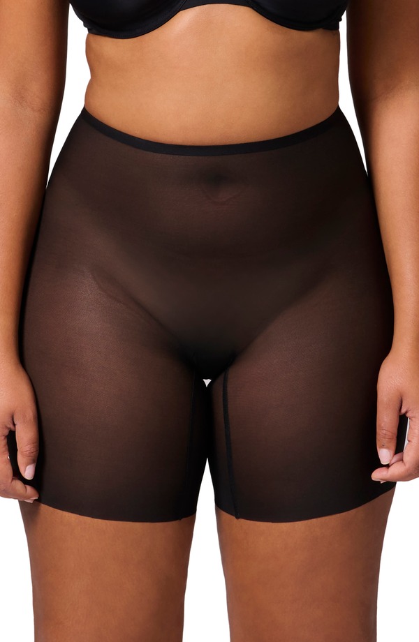 シモーヌペレール レディース アンダーお召しもの ズボン下 Simone Perelessential Uplifting Mid Rise Shaper Shorts Black 黒いこと