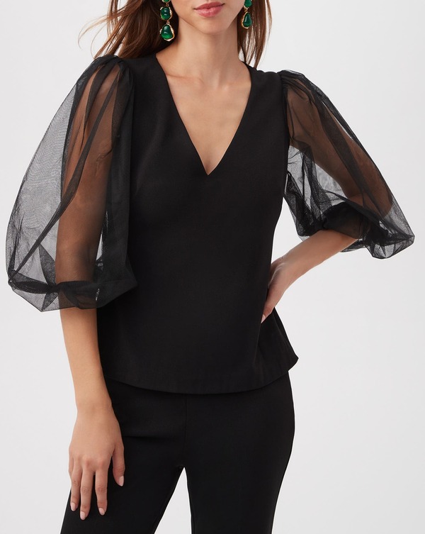 トリーナターク レディース トップス シャツ Trina Turk Lilith Top Black ブラック