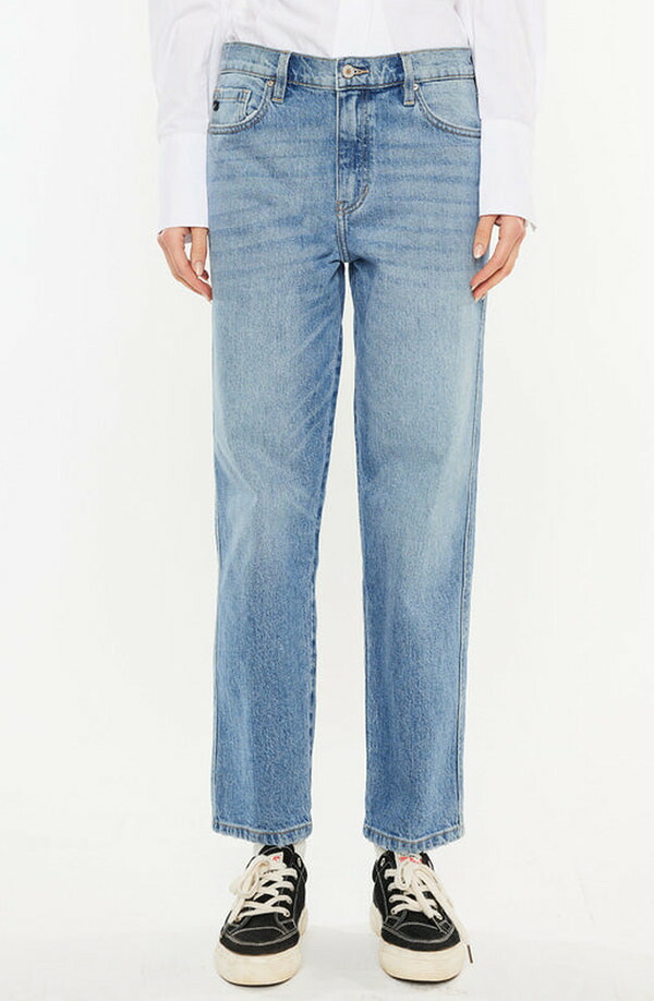 カンクン レディース ボトムス デニムパンツ ジーンズ KanCan Gabby High Rise Slouch Fit Jeans Medium Wash