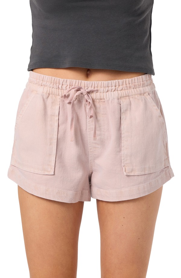 オニール レディース ボトムス ハーフパンツ・ショーツ ショートパンツ コットン O'Neill Sevie 2 Drawstring Cotton Twill Shorts Misty Rose
