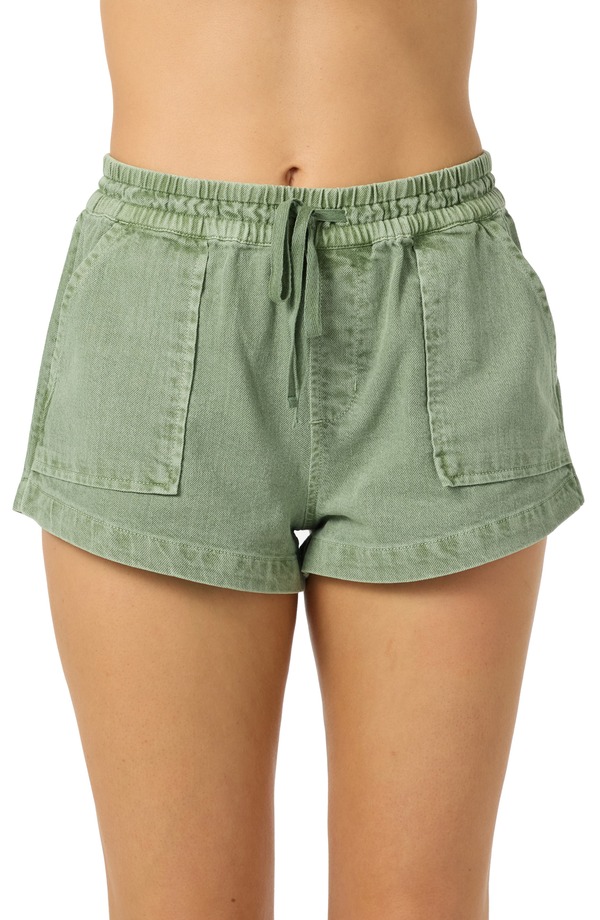オニール レディース ボトムス ハーフパンツ・ショーツ ショートパンツ コットン O'Neill Sevie 2 Drawstring Cotton Twill Shortsea Spray